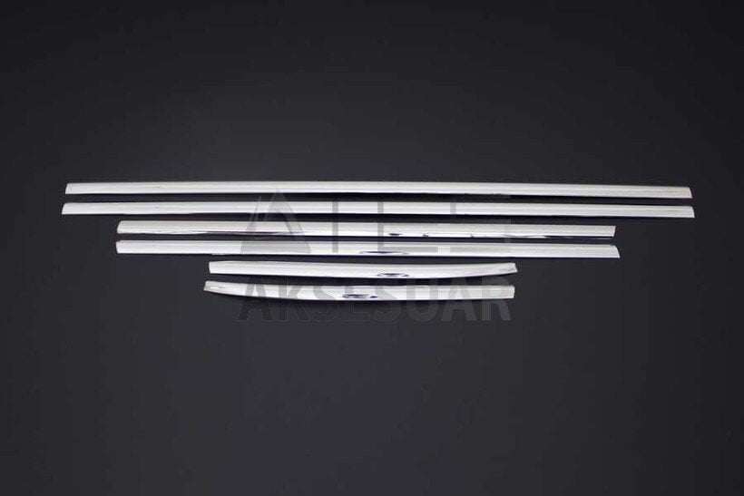 Fiat 500L Krom Cam Çıtası 6 Parça 2013 ve Sonrası