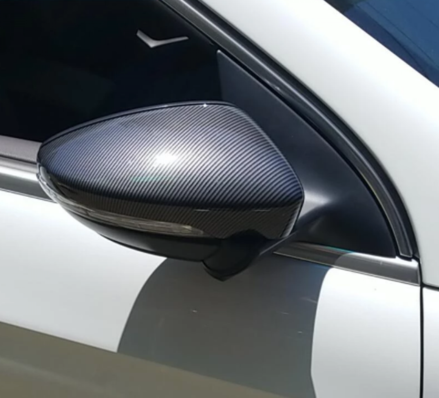 Volkswagen Jetta 2011-2014 Ayna Kapakları Ayna Kapağı 2 Parça Karbon