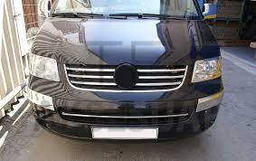 VW T5 Caravelle Krom Ön Panjur 6 Prç 2004-2010