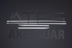 Fiat Egea Krom Yan Kapı Çıtası 4 Parça Taşlı 2015 ve Sonrası
