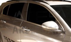 Fiat Egea Cross Krom Cam Çerçevesi 8 Parça Taşlı 2020 ve Sonrası