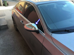 Volkswagen Passat 2014> Ayna Kapakları Ayna Kapağı 2 Parça Paslanmaz Çelik Krom