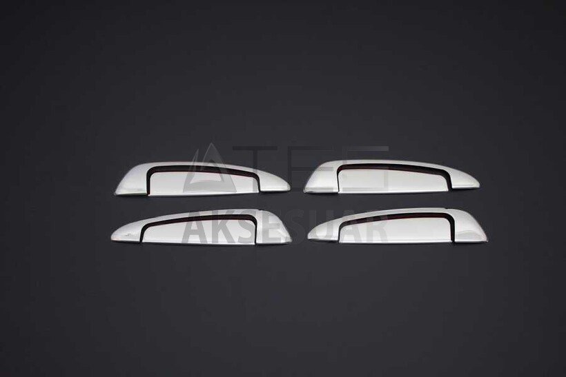 Fiat Linea Krom Çerçeveli Kapı Kolu 8 Parça 2007 ve Sonrası