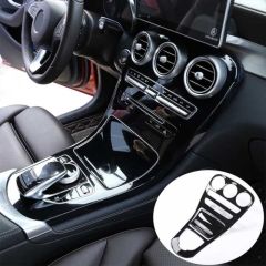 W205 IÇIN UYUMLU ORTA KONSOL KAPLAMA - PIANO BLACK