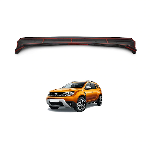 Dacia Duster Arka Tampon Eşiği Koruma Akrilik Abs 2018