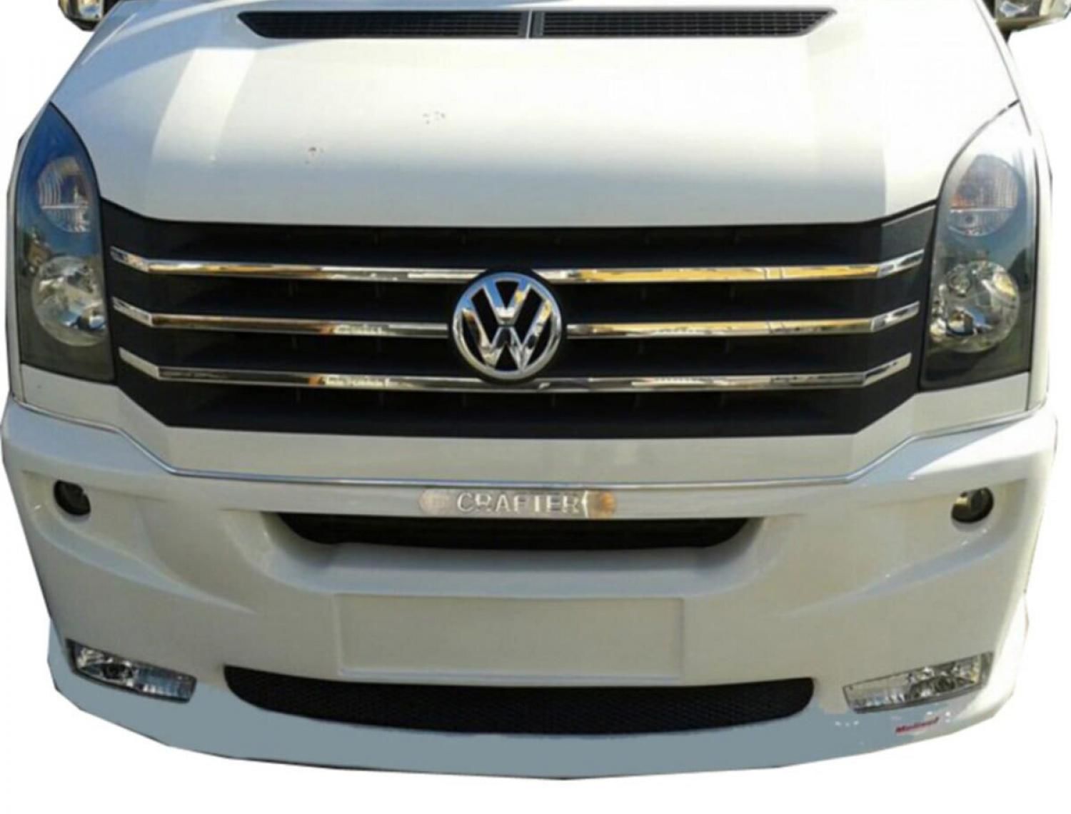 Volkswagen Crafter Ön Panjur 5 Parça Paslanmaz Çelik 2012-