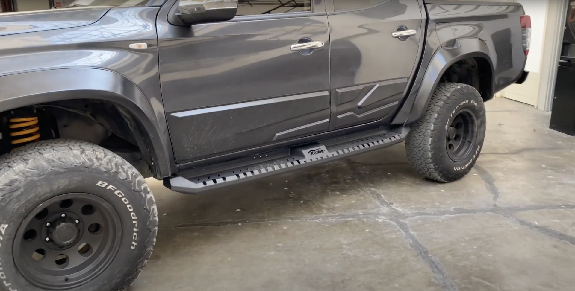 Mitsubishi L200 Metal Offroad Yan Basamak PASLANMAZ