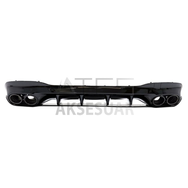 W118 CLA45 DİFÜZÖR & EGZOZ SETI (SİYAH EGZOZ İLE)