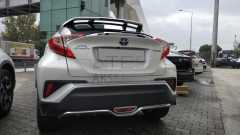 TOYOTA C-HR 2016-2019 ARKA TAMPON ALT ÇITASI NIKELAJ
