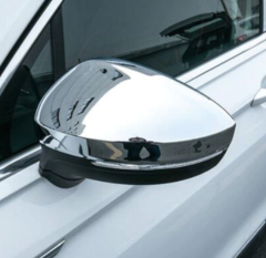 Volkswagen Tiguan 2016> Ayna Kapakları Ayna Kapağı 2 Parça Paslanmaz Çelik