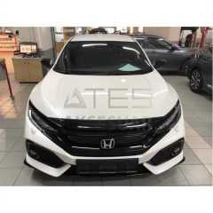 HONDA CIVIC FC5 2016-2020 ÖN PANJUR UST KAPLAMA PIANO BLACK