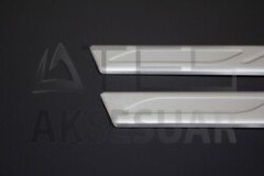 Fiat Egea Krom Kapı Eşiği 4 Parça 2016 ve Sonrası
