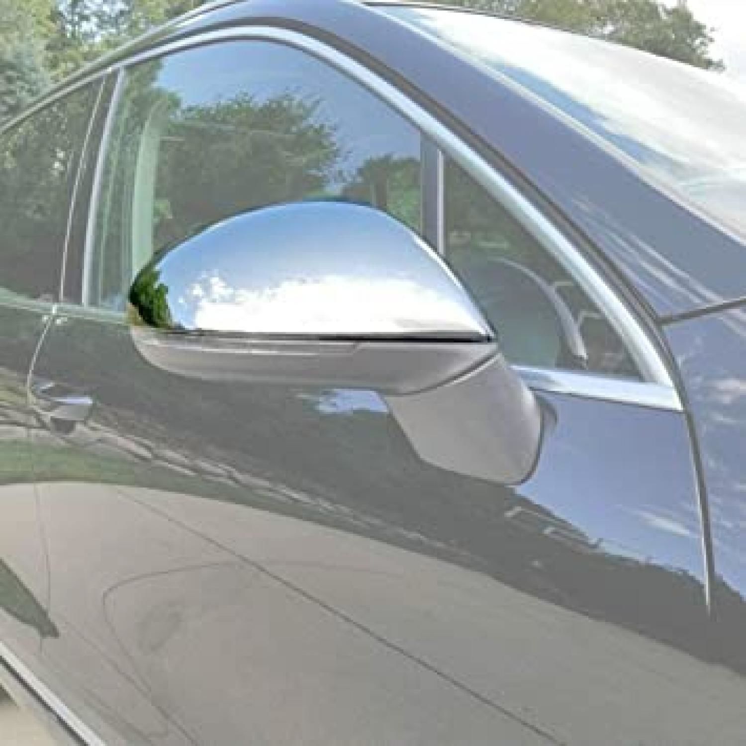 Volkswagen Touareg 2008-2010 Ayna Kapakları Ayna kapak Paslanmaz Çelik Krom