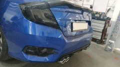 HONDA CIVIC FC5 2016-2020 RITIM DIZAYN ARKA SIS LEDI SMOKE