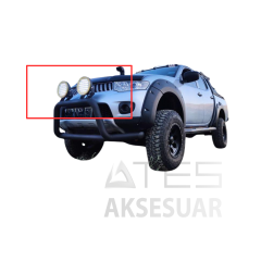 Mitsubishi L200 Ön Koruma Üstü Led Işıklar