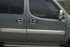 Fiat Doblo Krom Yan Kapı Çıtası 4 Parça Geniş Model 2006-2010 Arası