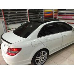 W204 2007-2014 C SERISI IÇIN UYUMLU BAGAJ SPOILER PIANO BLACK