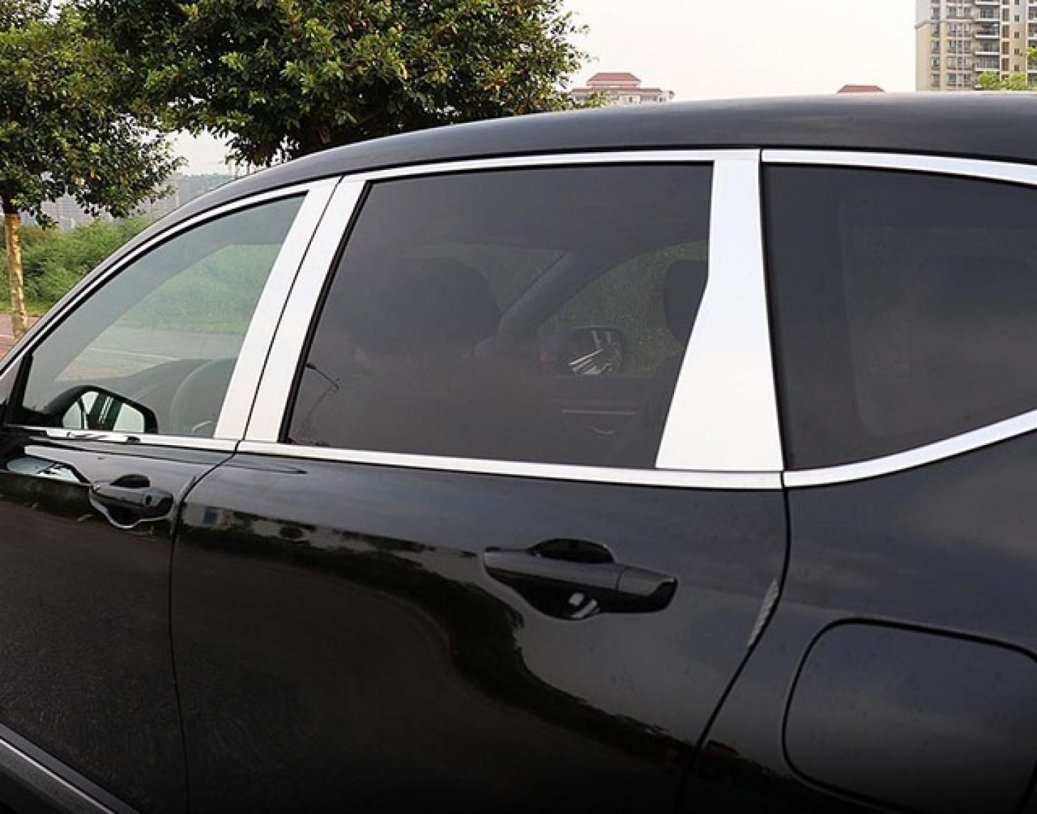 Toyota Corolla Kapı Direği Paslanmaz Çelik Krom 6 Parça 2015>