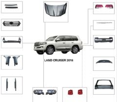LAND CRUISER 2008-2015 IÇIN FACELIFT BODY KIT (2016+ IÇIN UYUMLU GÖRÜNÜM)