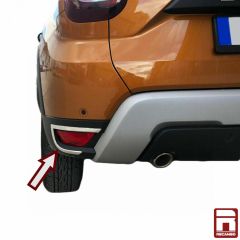 Dacia Duster 2018> Arka Egzoz Çerçeveleri Egzoz Ucu 2 Parça Paslanmaz Çelik Krom
