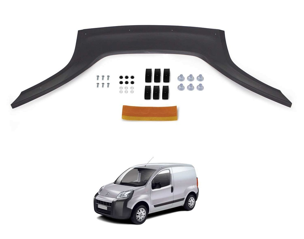Fiat Fiorino Ön Kaput Koruyucu Rüzgarlık 4Mm Abs 2007-