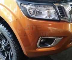 NISSAN NAVARA 2015-2020 FAR ÇERÇEVESI KAPLAMA SIYAH