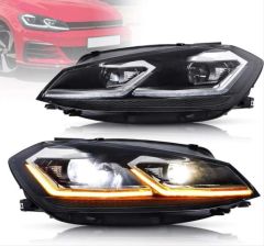 GOLF 7.5 IÇIN UYUMLU  J FAR SILVER FULL LED