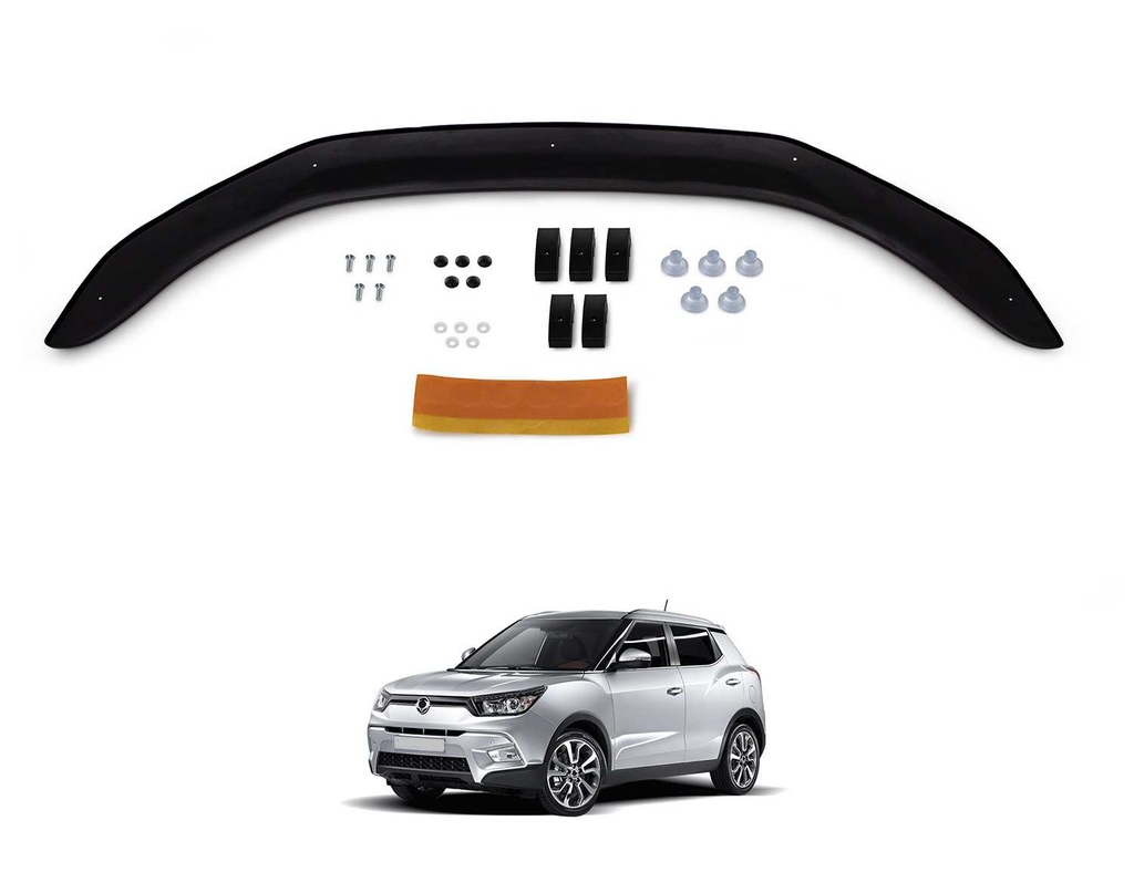 Ssangyong Tivoli Kaput Koruma Rüzgarlık 4mm (ABS) 2015-›