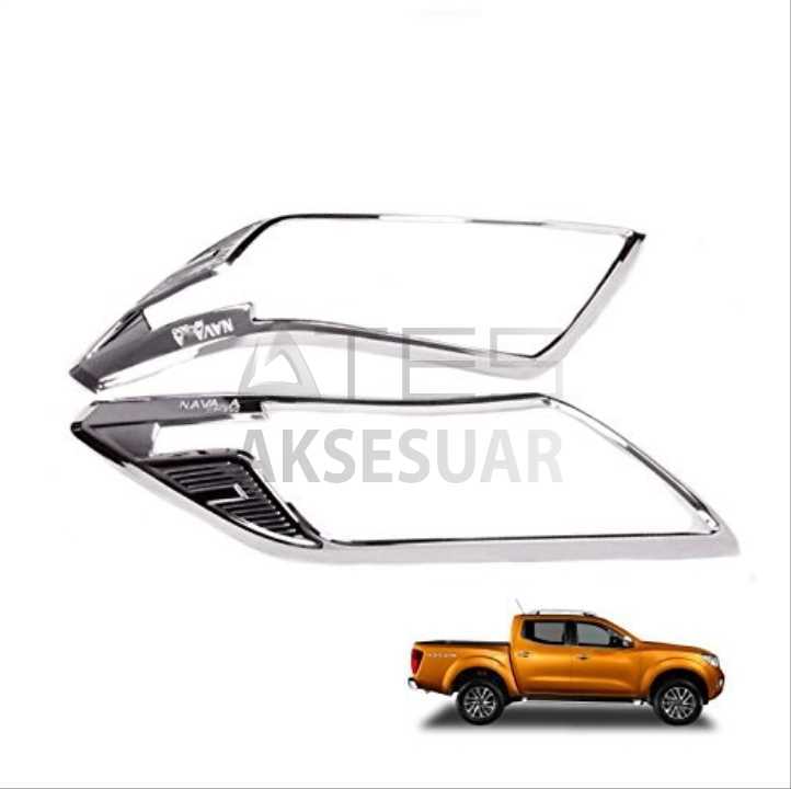 NISSAN NAVARA NP300 (2015-2020) FAR ÇERÇEVE ÇITASI KROM