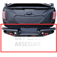 Mitsubishi L200 Arka Çelik Tampon