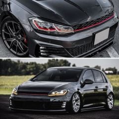 GOLF 7.5 MK7.5 2018-2020 IÇIN UYUMLU J LED FAR GTI KIRMIZI