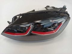 GOLF 7 MK7 2012-2018 IÇIN UYUMLU J LED FAR GTI KIRMIZI