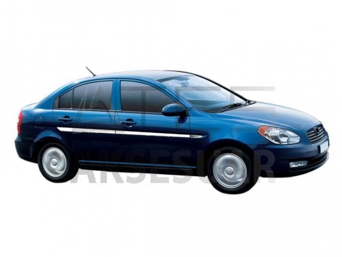 Hyundai Accent Era Krom Yan Kapı Çıtası 4 Prç 2005-2011