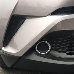 C-HR 2016-2019 IÇIN UYUMLU ÖN SIS HALKA KAPLAMA NIKELAJ