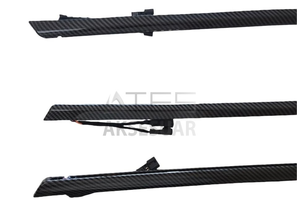 BMW 3 SERISI F30 AMBİANS SET (KLİMA PANEL VE KAPILAR) - KARBON RENK