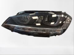 GOLF 7 MK7 2012-2018 IÇIN UYUMLU U LED FAR SILVER HAREKETSIZ