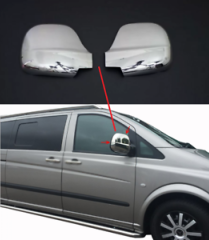 Mercedes Viano Ayna Kapağı 2 Parça Paslanmaz Çelik 2004-2014