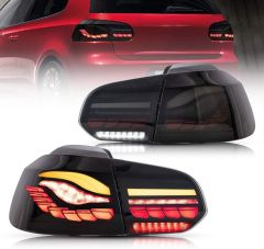 GOLF 6 IÇIN UYUMLU DRAGON LED STOP (SMOKE)