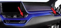 C-HR 2016-2019 IÇIN UYUMLU KONSOL ALT KAPLAMA 2 PARÇA MAVI