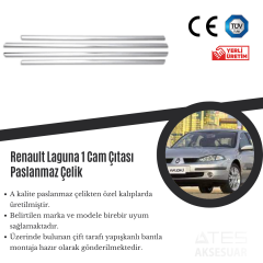 Renault Laguna 1 Cam Çıtası Paslanmaz Çelik