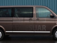 VW T5 Caravelle Krom Yan Kapı Çıtası 7 Prç. (U.Ş.) 2010 Üzeri