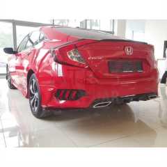 HONDA CIVIC FC5 2016-2020 ARKA SIS 3 CIZGI KIRMIZI