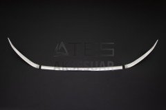 Peugeot 2008 Krom U Formlu Ön Panjur Çerçevesi 3 Parça 2019 ve Sonrası