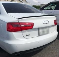 A6 (2012-2017)  IÇIN UYUMLU SPOILER  - PIANO BLACK (PARLAK SIYAH)