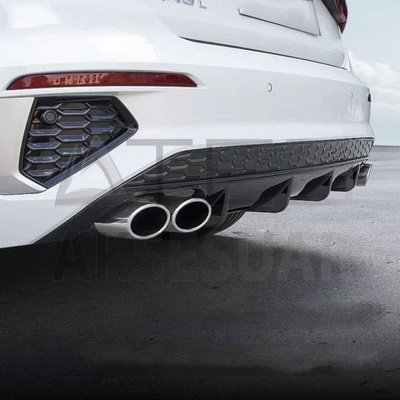 AUDI A3 HB 2021+ 4 EGZOZ DİFÜZÖR -PIANO BLACK