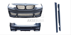 BMW 3 SERİSİ F30 12-18 M4 BODY KIT (ÖN-ARKA TAMPON-MARŞPİYEL-PANJUR-ÖN LİP)