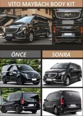 W447 VITO UYUMLU MAYBACH GÖRÜNÜM BODY KIT 2016-2020 (KAPUTSUZ VERSIYON)