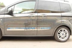 Bomag Ford Courier Krom Yan Kapı Çıtası 4 Parça 2014-2017 Arası
