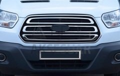 Bomag Ford Transit Krom Ön Panjur Çerçeve 5 Parça 2014-2018 Arası