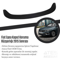 Fiat Egea Kaput Koruma Rüzgarlığı 2015 Sonrası